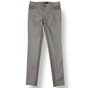 Filomena Fernandez Mixed Media Taupe Womens Pants Jeans Sz 38/XS 2-Tone Skinny